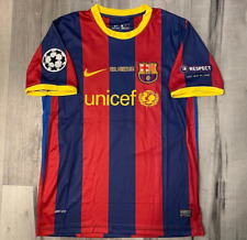 Camiseta deportiva de fútbol en casa de Messi 10 Barcelona 2010/11 UEFA Chompions League talla XL segunda mano  Embacar hacia Argentina