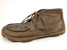 OluKai Hamakua Cuero Chukka Zapatos de Silla Botas Para Hombre Talla 9 Marrón, usado segunda mano  Embacar hacia Argentina