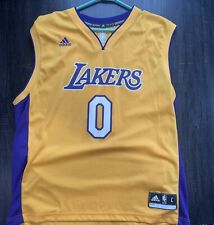 Camiseta deportiva de baloncesto Adidas NBA Los Angeles Lakers Nick Young talla L segunda mano  Embacar hacia Argentina