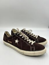 Used, Converse One Star Pro Unisex Brown Suede Low Top Tennis Shoes Men’s Size 12 for sale  Shipping to South Africa