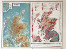 Scotland map bathy for sale  GLASGOW