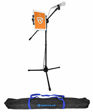 Rockville RVMIC5 Tripod Microphone Mic Stand w/ Boom+Gooseneck w/iPad Clip+Bag for sale  Shipping to South Africa