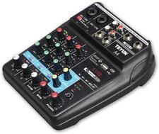 Usado, Console de mixagem de som profissional 4 canais mixer portátil entrada de computador 48v Po comprar usado  Enviando para Brazil