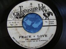 THE JAMAICANS - PEACE AND LOVE / WOMAN GO HOME 45 1968 TREASURE ISLE - JA REGGAE comprar usado  Enviando para Brazil