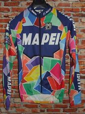 Camiseta deportiva de ciclismo invernal Mapei SANTINI talla L segunda mano  Embacar hacia Argentina