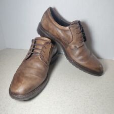 Sapato Ecco masculino Vitrus III biqueira tamanho EUA 9.5 (UE 42) com cadarço couro marrom comprar usado  Enviando para Brazil