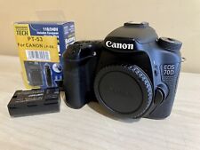 Canon EOS 70D 20.2MP DSLR Camera  Body 25252 Shutter Count Some Surface Wear, used for sale  Shipping to South Africa