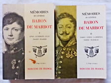 Mémoires général baron d'occasion  Lille-