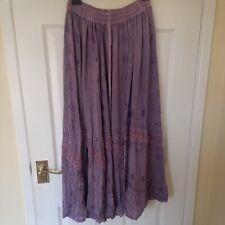 Purple lilac embroidered for sale  GOOLE