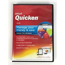 Intuit Quicken 2016 Deluxe CD Budgeting & Finance For Windows Vista SP1/7/8/8.1 for sale  Shipping to South Africa