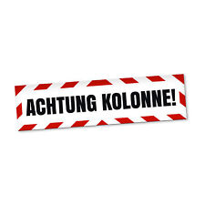 Achtung kolonne magnetschild gebraucht kaufen  Leipzig