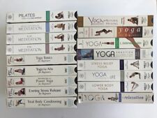 Lote de 17 cintas de ejercicio VHS - Gaiam, artes vivas, zona de yoga - yoga, meditación, usado segunda mano  Embacar hacia Argentina