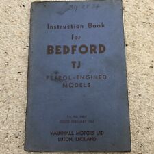 Bedford instruction book for sale  GLOUCESTER