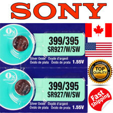2 pcs SONY 399 395 SR927SW Silver Oxide 1.55V Watch Battery EXP 2028 FREE RETURN for sale  Canada