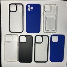 Lote de 7 capas para celular Apple iPhone 13 Pro Max silicone transparente plástico comprar usado  Enviando para Brazil