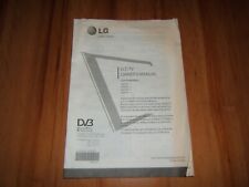 Lcd owner manual for sale  NORTHALLERTON