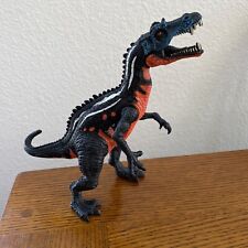 Usado, Figura de dinosaurio Chap Mei Dino posable Suchominus 6" Toys R Us negra naranja azul segunda mano  Embacar hacia Argentina
