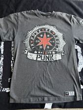 Punk wwe shirt for sale  MATLOCK