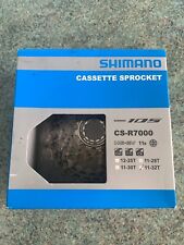 Usado, Shimano 105 Cassette CS-R7000 11-32T 11 velocidades segunda mano  Embacar hacia Spain
