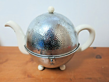 1950s Teapot Chrome & Ceramic Everhot Thermal Teapot