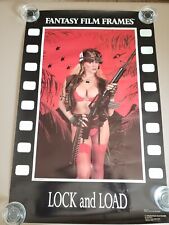 1990 Lock and Load póster marcos de película de fantasía C.J. Jim Delion  segunda mano  Embacar hacia Argentina