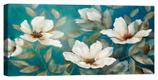 Quadro moderno fiori floreale Stampa su tela Canvas effetto dipinto  usato  Massa Di Somma