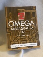 Omega megaquartz booklet usato  Mantova