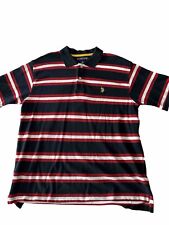 Camisa polo masculina listrada tamanho XL EUA ASSN botão 100%? algodão comprar usado  Enviando para Brazil