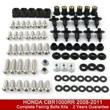 Kit completo de parafusos de carenagem de aço inoxidável compatível com 2008-2011 Honda CBR1000RR  comprar usado  Enviando para Brazil