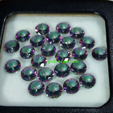 MYSTIC TOPAZ concave cut round shape loose gemstone 4-5 Cts. (11x11x06 mm) 1 pcs, used for sale  Shipping to South Africa