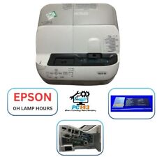 EPSON EB-475Wi SHORT THROW HDMI PROJECTOR 0H USED WITH REMOTE for sale  Shipping to South Africa