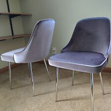 silver chairs metal retro for sale  Aurora