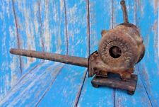 Old VTG Champion Blower & Forge Co Cast Iron Hand Crank Blacksmith Tool Device, used for sale  Shipping to Canada