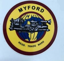 Myford headstock label for sale  Shipping to Ireland