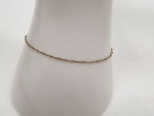 Used, 9ct Yellow Gold Fine Prince of Wales Bracelet / Anklet 17cm Length Stamped 9k for sale  Shipping to South Africa