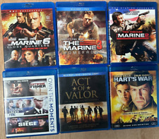 Paquete de 8 estudios de la WWE y otras varias películas Blu-Ray militares y de historias de guerra segunda mano  Embacar hacia Argentina