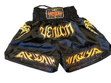 Shorts de luta Venum Tribal Muay Thai preto dourado tamanho grande comprar usado  Enviando para Brazil
