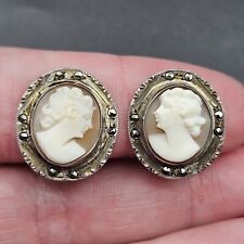 cameo stud earrings for sale  HATFIELD