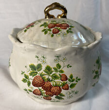 Vintage strawberry lidded for sale  Halsey