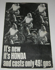 Folheto de motocicleta ''Little Honda'', 49cc ciclomotor, década de 1960 c comprar usado  Enviando para Brazil