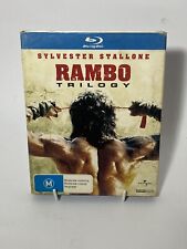 Usado, Rambo Trilogy Blu Ray Sylvester Stallone ação região A B comprar usado  Enviando para Brazil