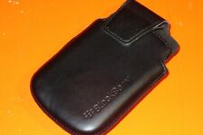 VINTAGE BLACKBERRY LEATHER CASE WITH BELT CLIP & MAGNETIC FLAP, used for sale  Shipping to South Africa