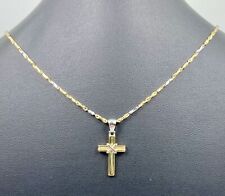Collana croce oro usato  Messina