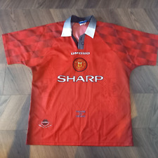 Camisa RETRO Manchester United Umbro Vintage 1994-1996 Home Tamanho Grande MAN UTD comprar usado  Enviando para Brazil