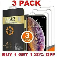 3-PACK For iPhone 13 12 11 Pro Max XR XS X 8 7 6 Tempered GLASS Screen Protector for sale  Cranston