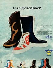  Publicité Advertising 0222  1974   chaussures après ski bottes Skilon     Aigle, occasion d'occasion  Raimbeaucourt