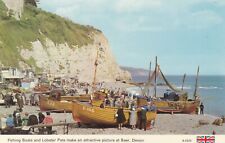 Postcard fishing boats for sale  BURY