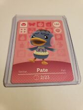 Usado, Tarjeta amiibo Pate # 131 Animal Crossing Horizons Serie 2 ¡COMO NUEVA NUNCA ESCANEADA! segunda mano  Embacar hacia Mexico