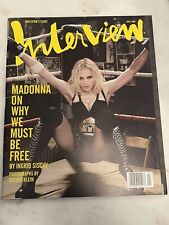 Usado, Entrevistas de celebridades da cultura pop Madonna abril de 2008 revista entrevista comprar usado  Enviando para Brazil