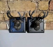 Pair stag head for sale  SHEERNESS